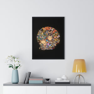 GRAVE OF THE FIREFLIES COLOR FRAMED POSTER GRAVE OF THE FIREFLIES COLOR FRAMED POSTER