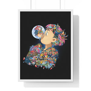 PONYO COLOR FRAMED POSTER PONYO COLOR FRAMED POSTER