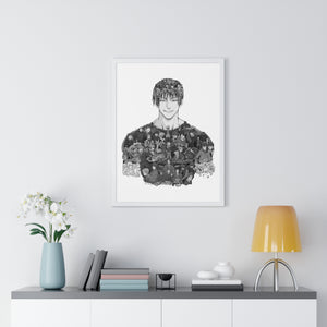 TOJI BLACK & WHITE FRAMED POSTER TOJI BLACK & WHITE FRAMED POSTER