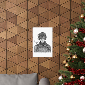 MIKASA BLACK & WHITE POSTER MIKASA BLACK & WHITE POSTER