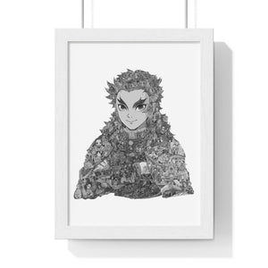 RENGOKU BLACK & WHITE FRAMED POSTER RENGOKU BLACK & WHITE FRAMED POSTER
