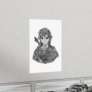 LINK BLACK & WHITE POSTER LINK BLACK & WHITE POSTER