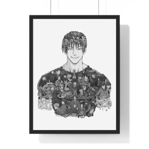 TOJI BLACK & WHITE FRAMED POSTER TOJI BLACK & WHITE FRAMED POSTER