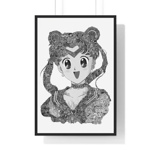 USAGI BLACK & WHITE FRAMED POSTER USAGI BLACK & WHITE FRAMED POSTER