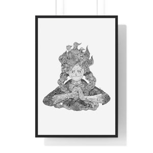 LUFFY GEAR 5 BLACK & WHITE FRAMED POSTER LUFFY GEAR 5 BLACK & WHITE FRAMED POSTER