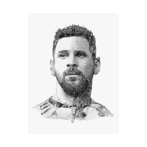 MESSI 2023 BLACK & WHITE POSTER MESSI 2023 BLACK & WHITE POSTER