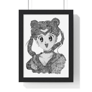 USAGI BLACK & WHITE FRAMED POSTER USAGI BLACK & WHITE FRAMED POSTER