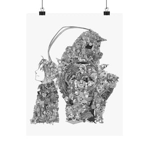 EDWARD ALPHONSE BLACK & WHITE POSTER EDWARD ALPHONSE BLACK & WHITE POSTER