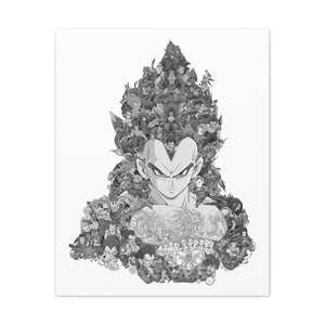 VEGETA SSJ4 BLACK & WHITE CANVAS VEGETA SSJ4 BLACK & WHITE CANVAS