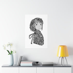 CHIHIRO BLACK & WHITE POSTER CHIHIRO BLACK & WHITE POSTER
