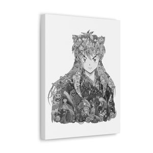 INUYASHA BLACK & WHITE CANVAS INUYASHA BLACK & WHITE CANVAS