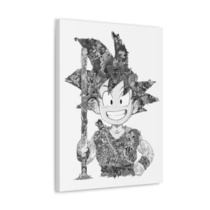 KID GOKU BLACK & WHITE CANVAS KID GOKU BLACK & WHITE CANVAS