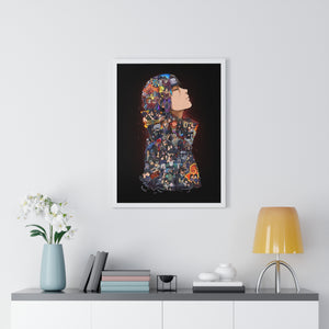 ITACHI (RAIN) COLOR FRAMED POSTER ITACHI (RAIN) COLOR FRAMED POSTER