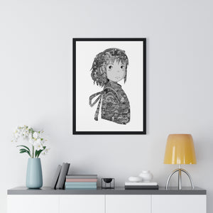 CHIHIRO BLACK & WHITE FRAMED POSTER CHIHIRO BLACK & WHITE FRAMED POSTER
