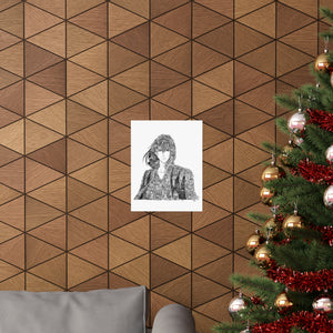 HOWL BLACK & WHITE POSTER HOWL BLACK & WHITE POSTER