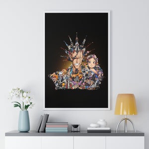 KENPACHI COLOR FRAMED POSTER KENPACHI COLOR FRAMED POSTER