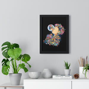 PONYO COLOR FRAMED POSTER PONYO COLOR FRAMED POSTER