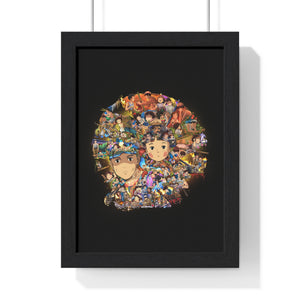 GRAVE OF THE FIREFLIES COLOR FRAMED POSTER GRAVE OF THE FIREFLIES COLOR FRAMED POSTER