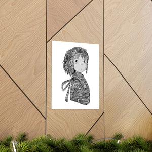 CHIHIRO BLACK & WHITE POSTER CHIHIRO BLACK & WHITE POSTER