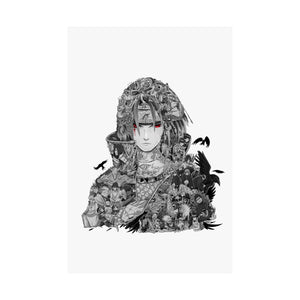 ITACHI BLACK & WHITE POSTER (with colored eyes) ITACHI BLACK & WHITE POSTER (with colored eyes)