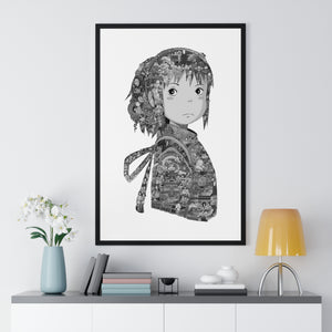CHIHIRO BLACK & WHITE FRAMED POSTER CHIHIRO BLACK & WHITE FRAMED POSTER