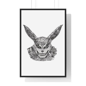 KURAMA BLACK & WHITE FRAMED POSTER KURAMA BLACK & WHITE FRAMED POSTER