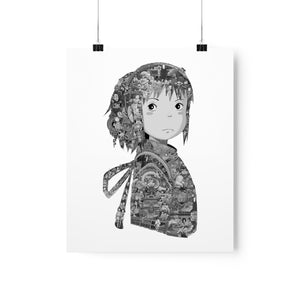 CHIHIRO BLACK & WHITE POSTER CHIHIRO BLACK & WHITE POSTER