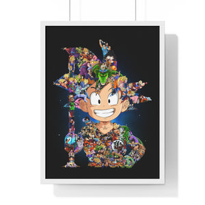 KID GOKU COLOR FRAMED POSTER KID GOKU COLOR FRAMED POSTER