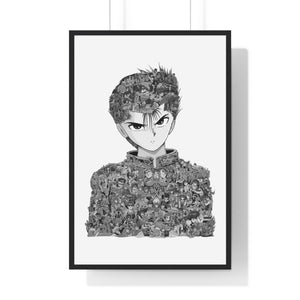 YUSUKE BLACK & WHITE FRAMED POSTER YUSUKE BLACK & WHITE FRAMED POSTER