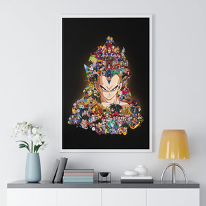 VEGETA SSJ4 COLOR FRAMED POSTER VEGETA SSJ4 COLOR FRAMED POSTER