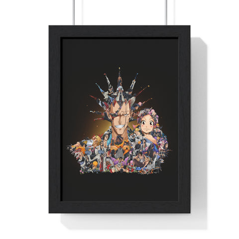 KENPACHI COLOR FRAMED POSTER
