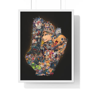 DENJI COLOR FRAMED POSTER DENJI COLOR FRAMED POSTER