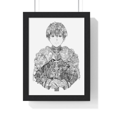 HIMMEL BLACK & WHITE FRAMED POSTER