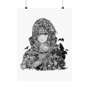 ITACHI BLACK & WHITE POSTER ITACHI BLACK & WHITE POSTER