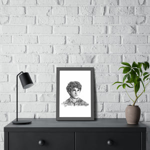 HARRY POTTER BLACK & WHITE FRAMED POSTER HARRY POTTER BLACK & WHITE FRAMED POSTER