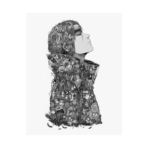 ITACHI (RAIN) BLACK & WHITE POSTER ITACHI (RAIN) BLACK & WHITE POSTER