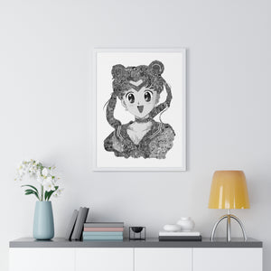 USAGI BLACK & WHITE FRAMED POSTER USAGI BLACK & WHITE FRAMED POSTER