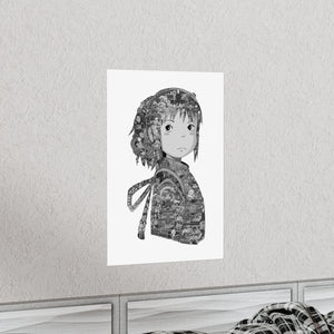 CHIHIRO BLACK & WHITE POSTER CHIHIRO BLACK & WHITE POSTER