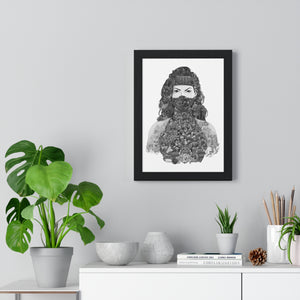 JADE BLACK & WHITE FRAMED POSTER JADE BLACK & WHITE FRAMED POSTER