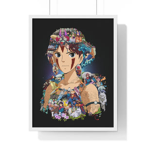 PRINCESS MONONOKE COLOR FRAMED POSTER PRINCESS MONONOKE COLOR FRAMED POSTER