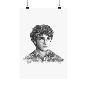 HARRY POTTER BLACK & WHITE POSTER HARRY POTTER BLACK & WHITE POSTER