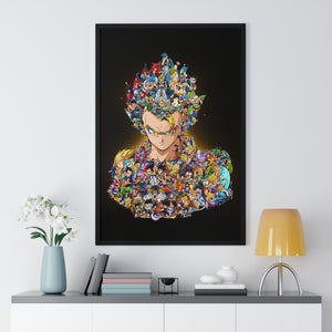 GOGETA COLOR FRAMED POSTER GOGETA COLOR FRAMED POSTER