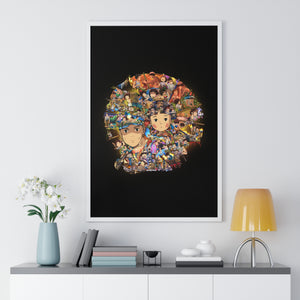 GRAVE OF THE FIREFLIES COLOR FRAMED POSTER GRAVE OF THE FIREFLIES COLOR FRAMED POSTER