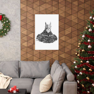 KAIJU NO. 8 BLACK & WHITE POSTER KAIJU NO. 8 BLACK & WHITE POSTER