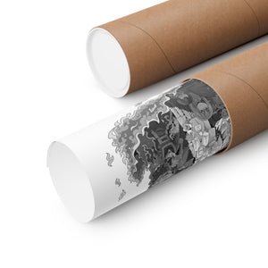 TODOROKI BLACK & WHITE POSTER TODOROKI BLACK & WHITE POSTER