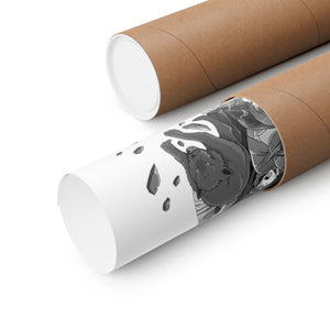 SUNG JINWOO BLACK & WHITE POSTER SUNG JINWOO BLACK & WHITE POSTER