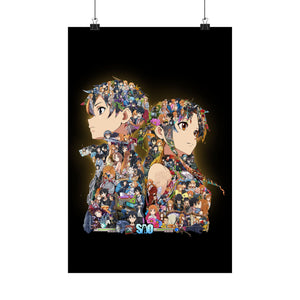 KIRITO ASUNA COLOR POSTER KIRITO ASUNA COLOR POSTER