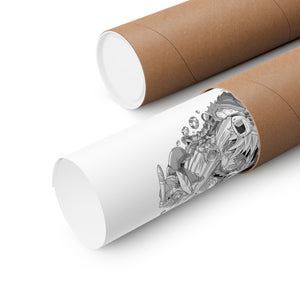 GOGETA BLACK & WHITE POSTER GOGETA BLACK & WHITE POSTER