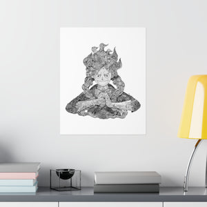 LUFFY GEAR 5 BLACK & WHITE POSTER LUFFY GEAR 5 BLACK & WHITE POSTER