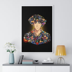 SPIKE SPIEGEL COLOR FRAMED POSTER SPIKE SPIEGEL COLOR FRAMED POSTER